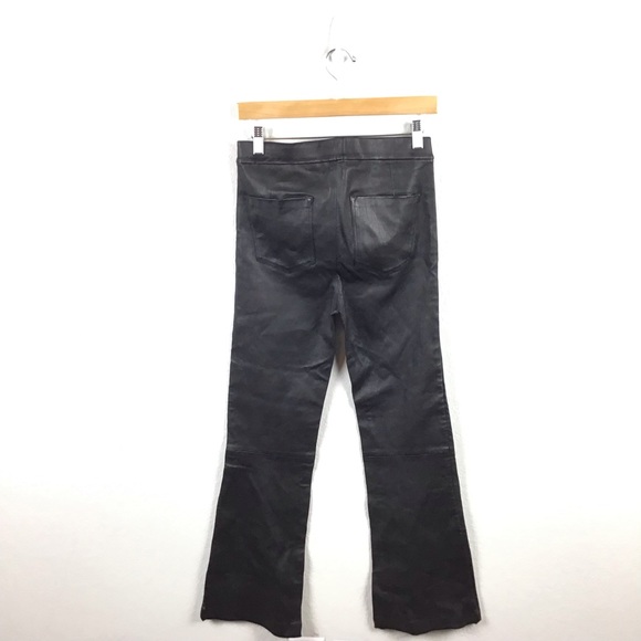 NEW NWT J Brand Leather Pants Vivia High Rise Flared - Picture 5 of 12